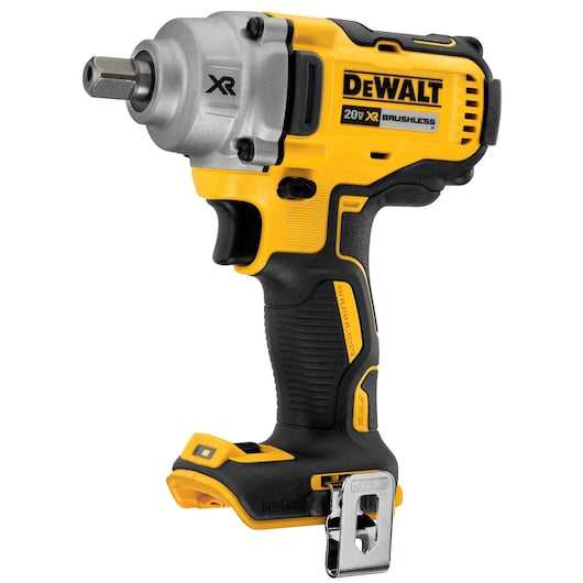 Dewalt, 20V MAX XR 1/2 in. Mid-Range Cordless Impact Wrench with Detent Pin Anvil (Tool Only)