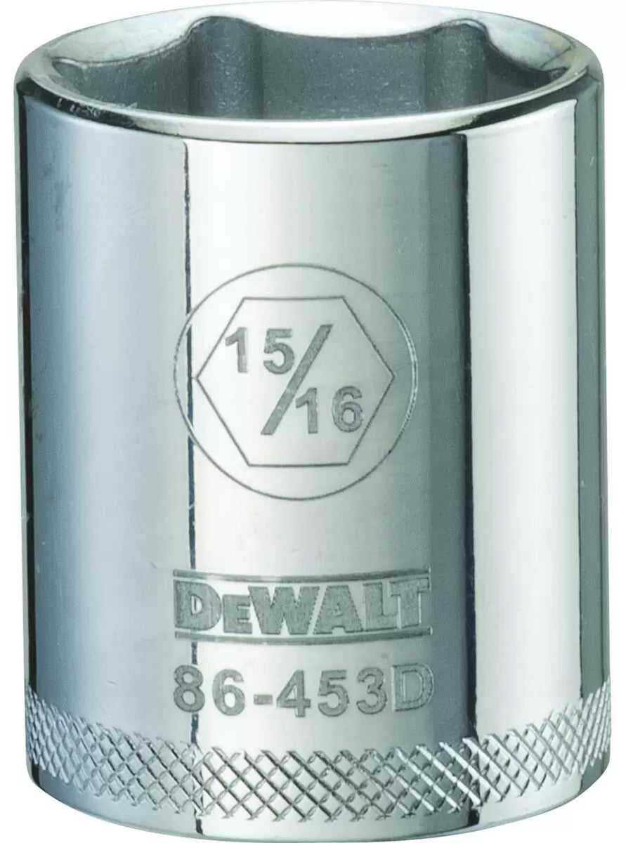 Dewalt, DeWalt 1/2" Drive Standard Length Sockets (6 Point) 15/16-In.