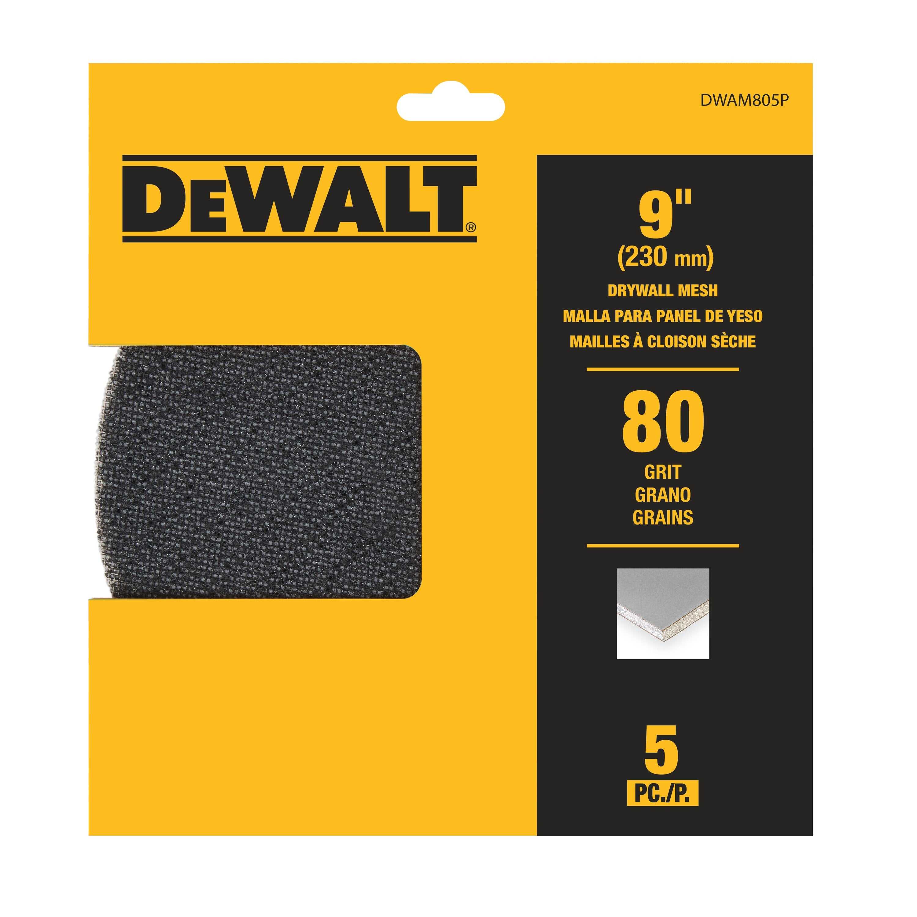 Dewalt, DeWalt 9" Mesh Drywall Sandpaper Discs