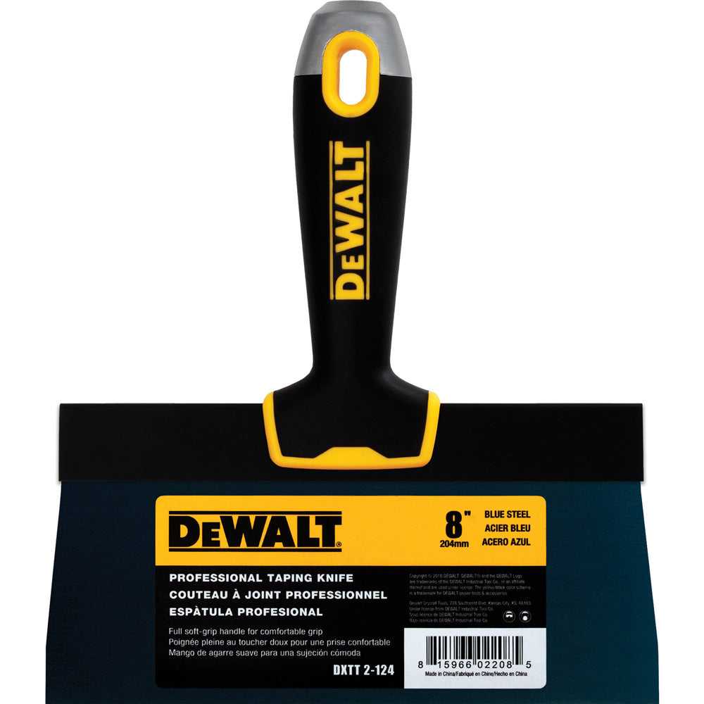 Dewalt, DeWalt Blue Steel Finishing Knife - Soft Grip Handle