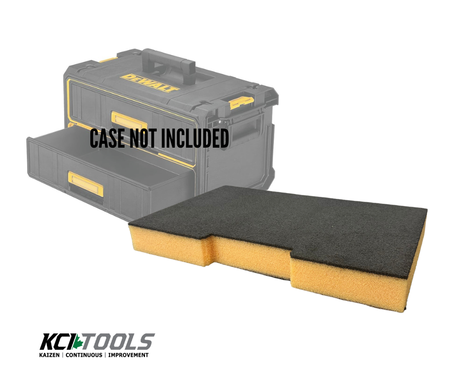 Kaizen Cases and Inserts, DeWalt ToughSystem DS290 and DS290 2.0 Two-Drawer Unit - Kaizen Foam Inserts