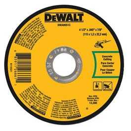 Dewalt, Masonry Cut-Off Wheel, 4.5-In. x .045-In. x 7/8-In.